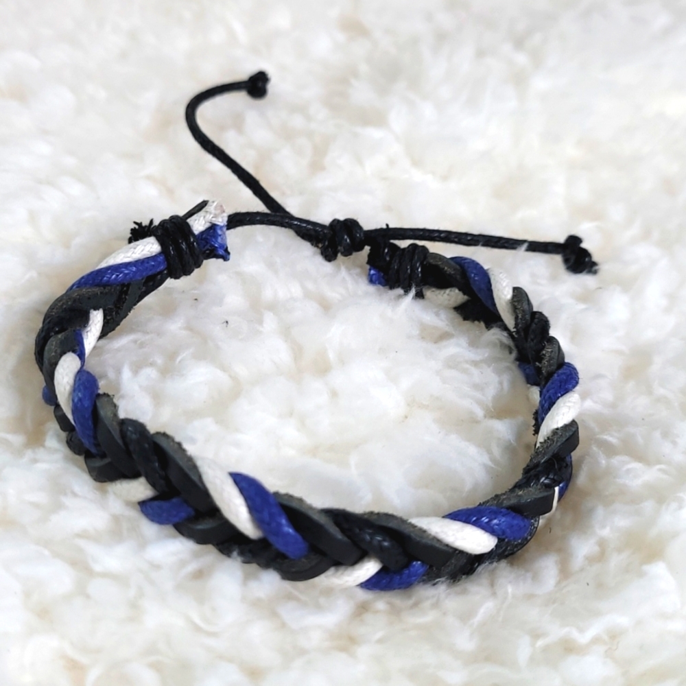 NEW - Handmade Leather Bracelet Cuff